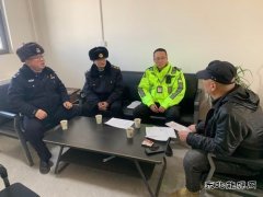 吉木乃执法大队开展多部门联合治超行动