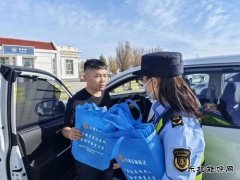北屯执法大队：清明坚守保畅通 普法宣传护平安