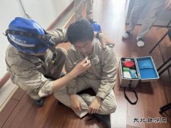 大唐沈东热电公司：开展高温中暑应急救援演练