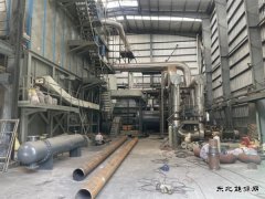 岩山镇杰能新英皇体育生物质燃料制热项目设备安装调试有序推进！